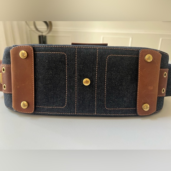 Christian Dior Galliano Denim Street Chic Columbus Bag + Pouches + Belt . - Picture 4 of 13
